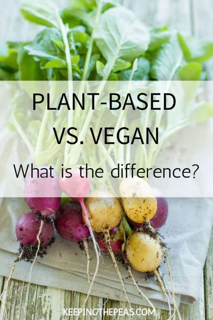 Plant Based vs Vegan What's the difference? | Keeping the Peas