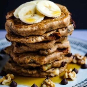 vegan whole wheat pancakes