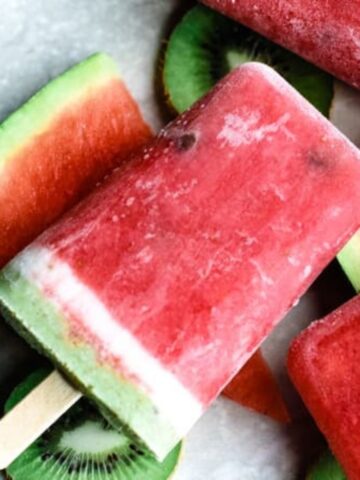Watermelon popsicle.