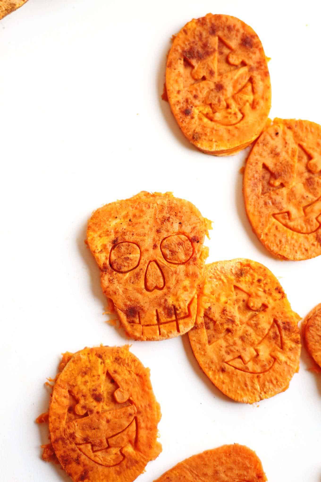 halloween sweet potato cookies