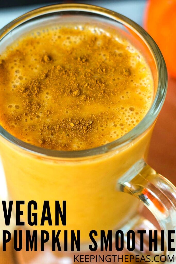 vegan pumpkin smoothie
