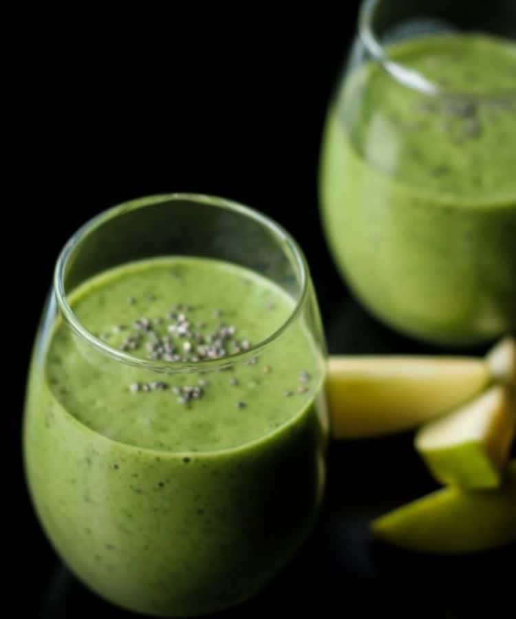 Green Apple Spinach Smoothie 