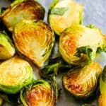 healthy roasted brussel sprouts