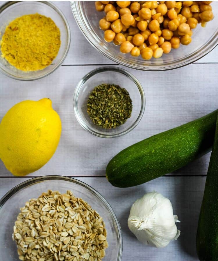 chickpea meatball ingredients