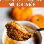 vegan pumpkin mug cake