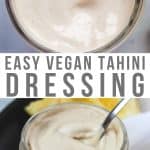 vegan tahini dressing