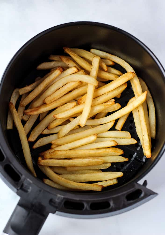 Air Fryer Frozen French Fries Keeping The Peas