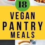 vegan pantry meals