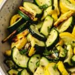 air fryer zucchini and yellow squash