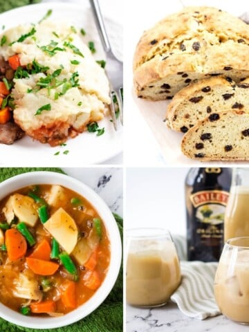 vegan Irish Recipes: shepherd's pie, soda bread, Irish stew, Irish cream