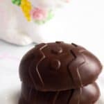 Chocolate peanut butter Easter eggs.
