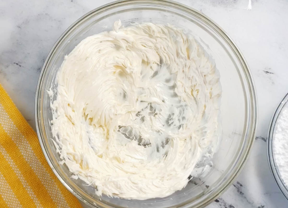 Creamed butter.