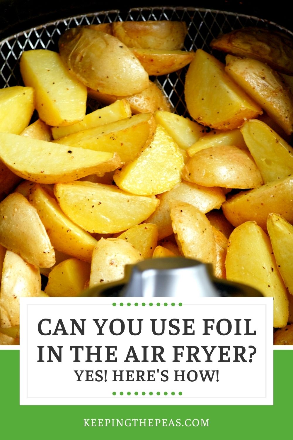 potato wedges in air fryer basket