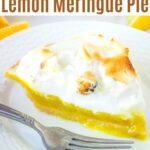 Vegan lemon meringue pie.
