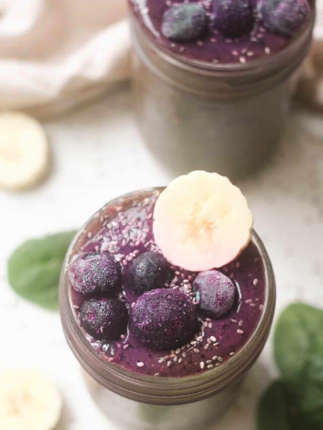Spinach Blueberry Smoothie