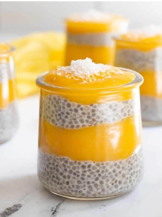 Mango Chia Pudding Cups