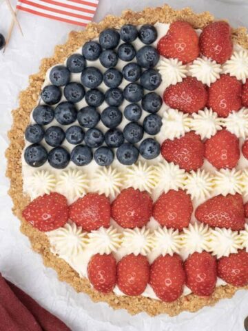 American flag pie.
