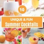 Summer cocktail recipes that are unique and fun.