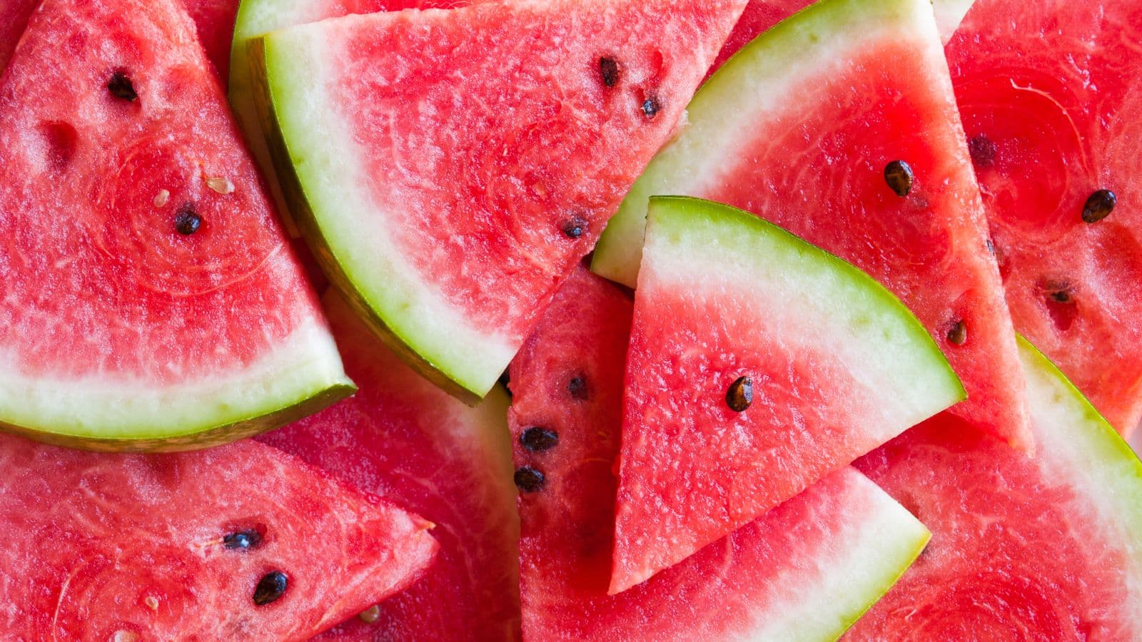 Watermelon slices.
