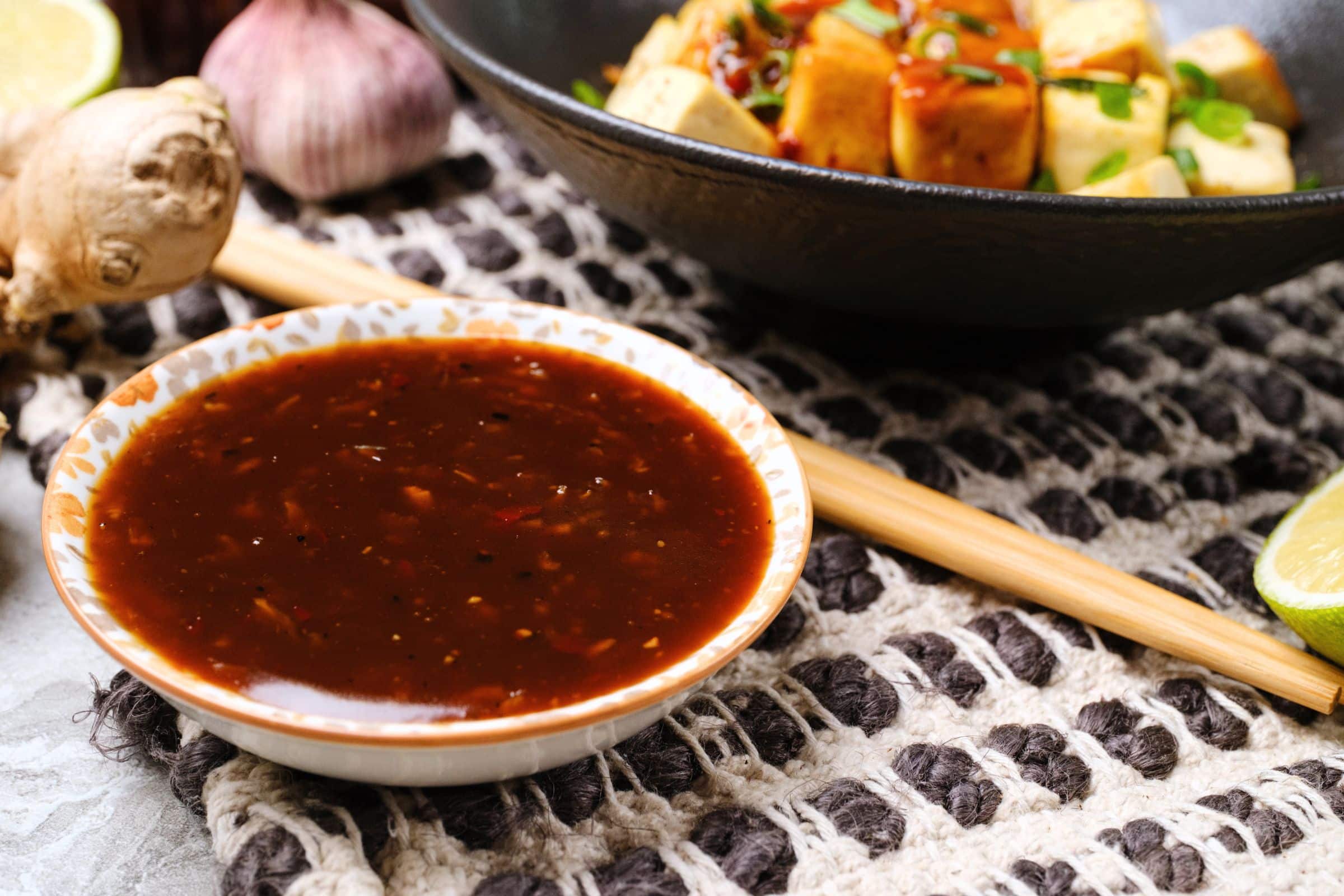 Korean BBQ Sauce in a small bowl.
