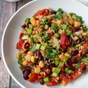 Vegan jambalaya.