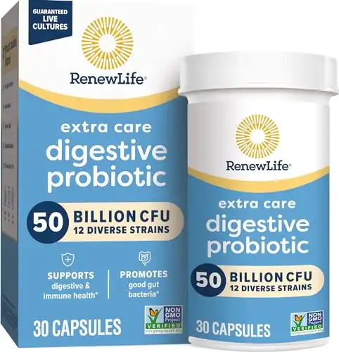 Renew Life Extra Care Digestive Probiotic Capsules