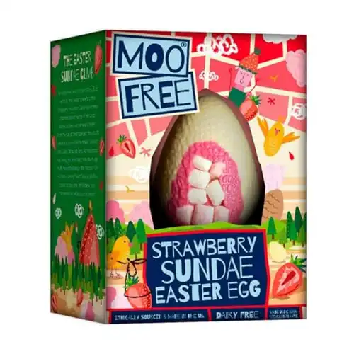 Moo Free Natural Strawberry Sundae Easter Egg 3.00 oz