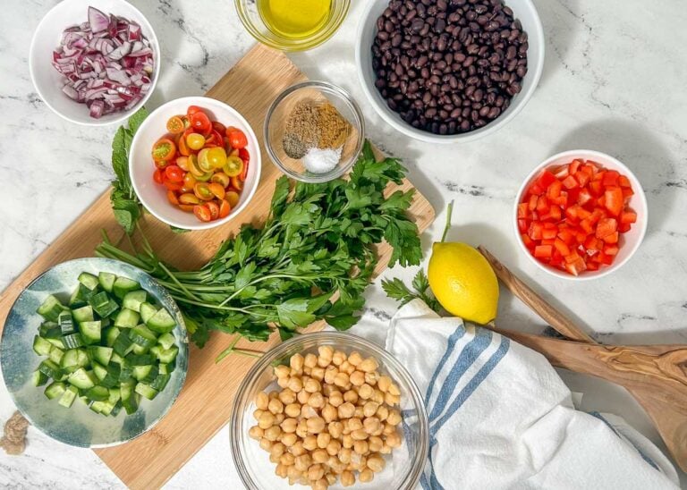 Balela Salad - Keeping the Peas